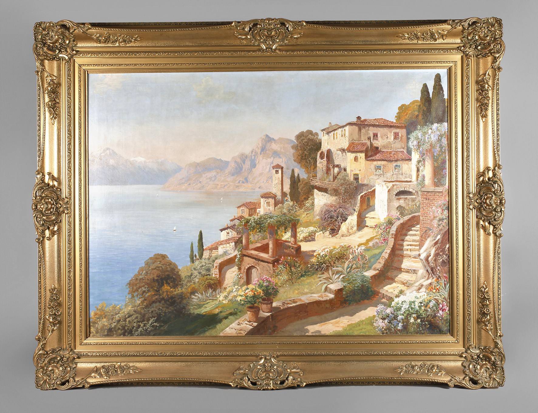 Gottfried Arnegger, mediterrane Küstenlandschaft
