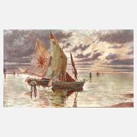 Ermenegildo Carlo Donadini, Fischerboote vor Venedig111