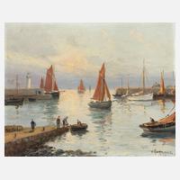 Emile Gauffriaud, Hafenansicht von Port-Joinville111