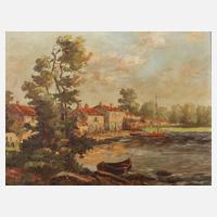 Karl Friedrich Oertel, kleine Seelandschaft111