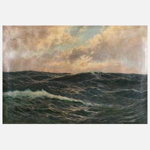 Franz Waldegg, Abendstimmung auf hoher See