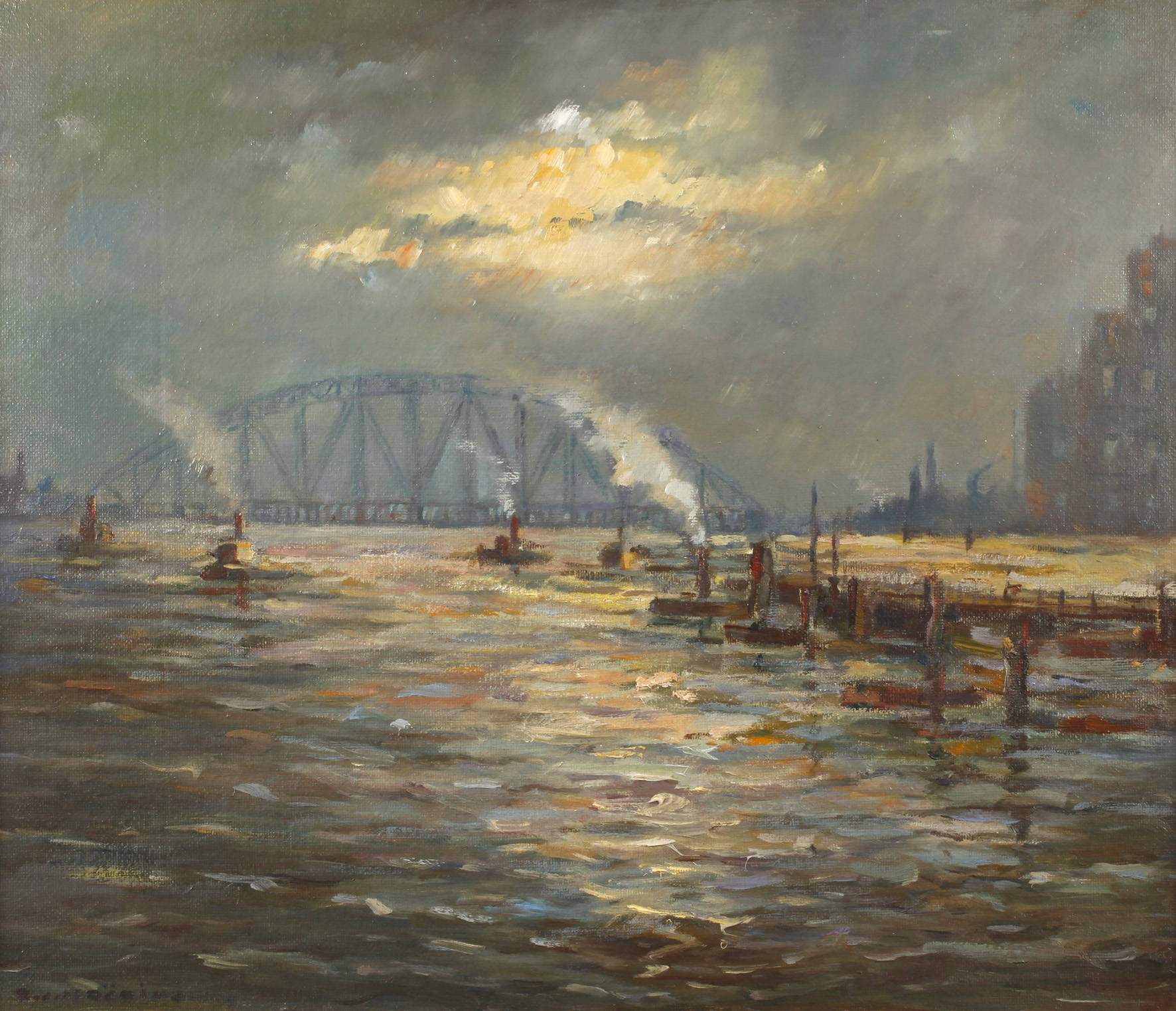 Rudolf Döring, Hamburger Hafen