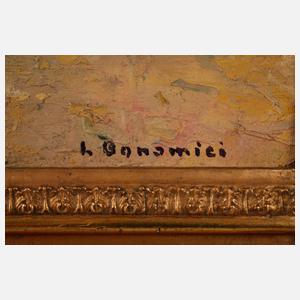 Louis Bonamici, orientalische Straßenszene