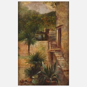 Mediterrane Stadtlandschaft