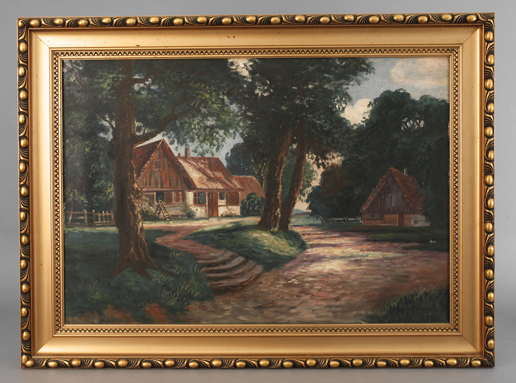 Großer Stuckrahmen um 1910