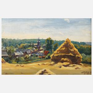 Lapierre, sommerliche Dorflandschaft