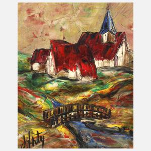 Expressive Dorflandschaft