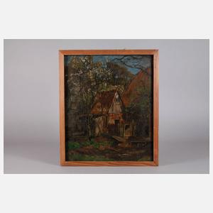 Carl Rodeck, einsame Kate am Weiher