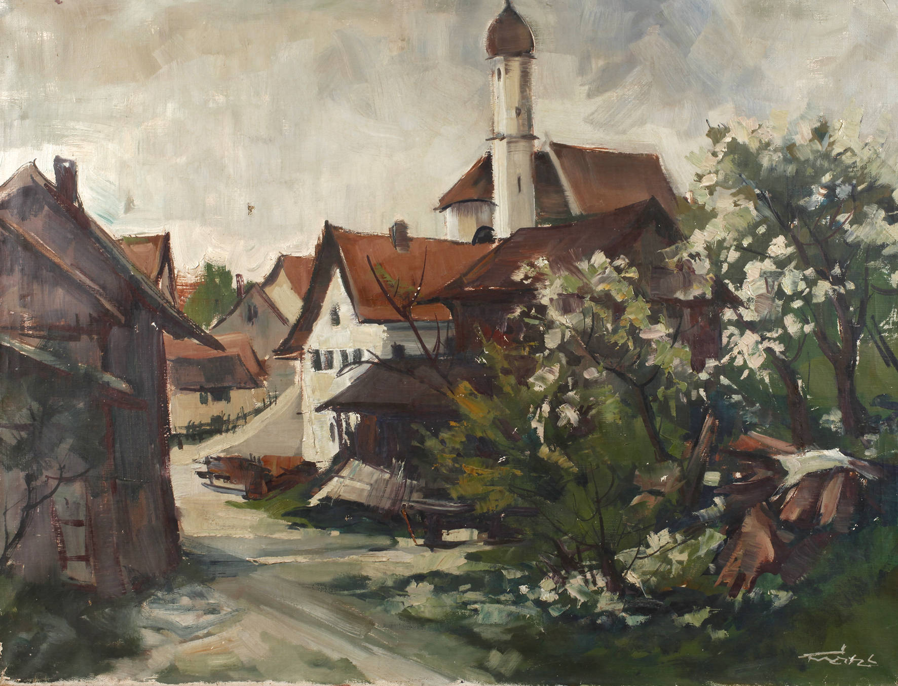 Robert Trätzl, Oberbayerische Dorflandschaft