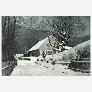 Paul Aust, Niederschlesische Winterlandschaft