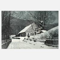Paul Aust, Niederschlesische Winterlandschaft111