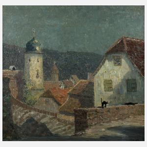 Fritz Geyer, nächtliche Vedute