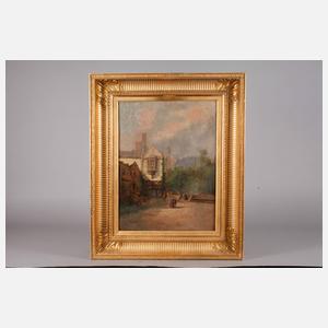 Robert, Gesellschaft vorm Schloss