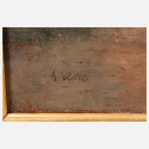 Robert, Gesellschaft vorm Schloss