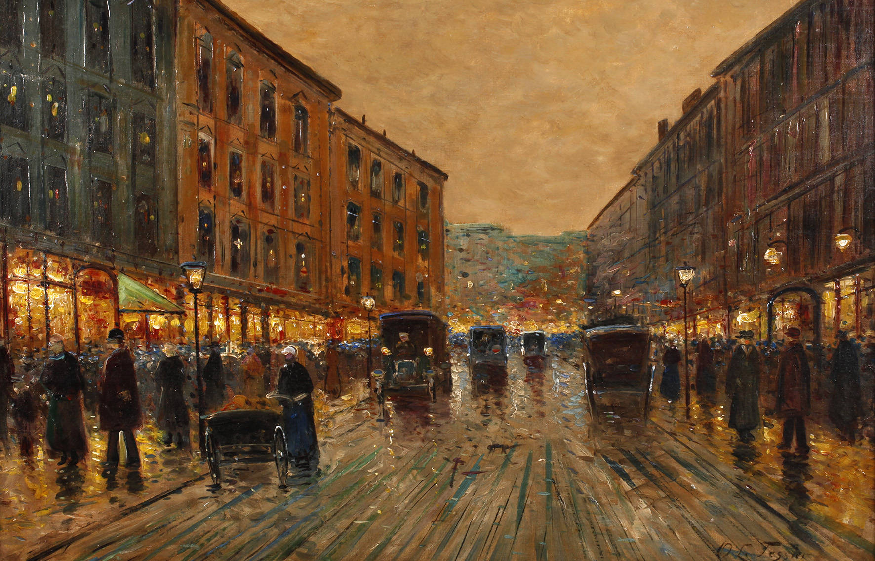 O. L. Tessier, Abenddämmerung auf dem Boulevard