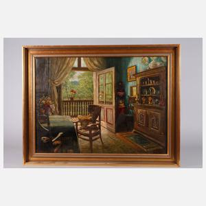 Else Müller-Kaempff, Interieur mit Ausblick