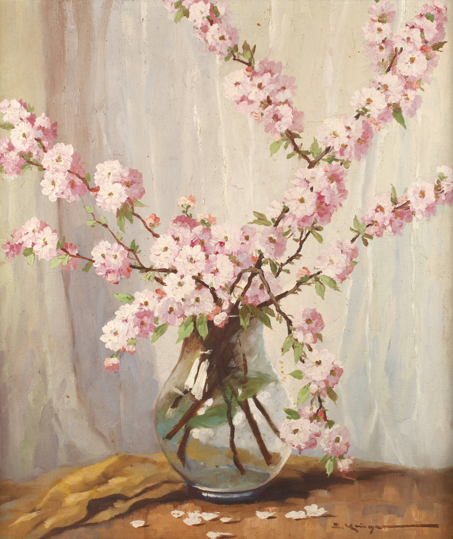 Erich Krüger, Kirschblütenzweige