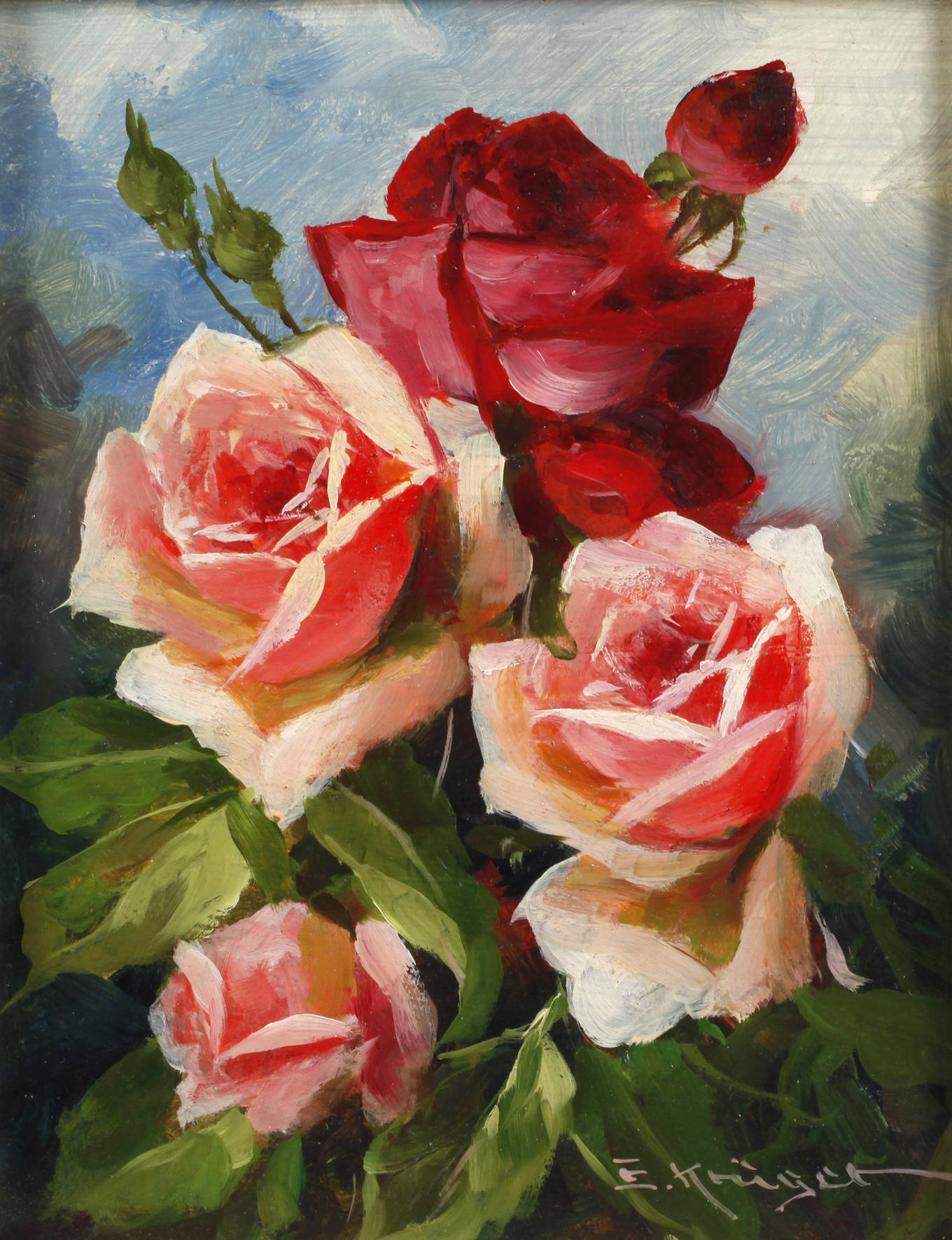 Erich Krüger, Rosenstillleben