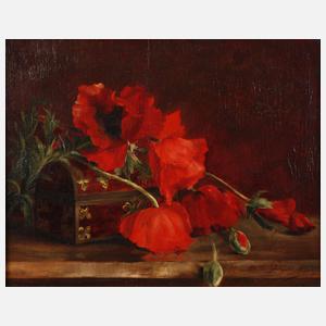 Georgette Meunier, Stillleben mit Klatschmohn