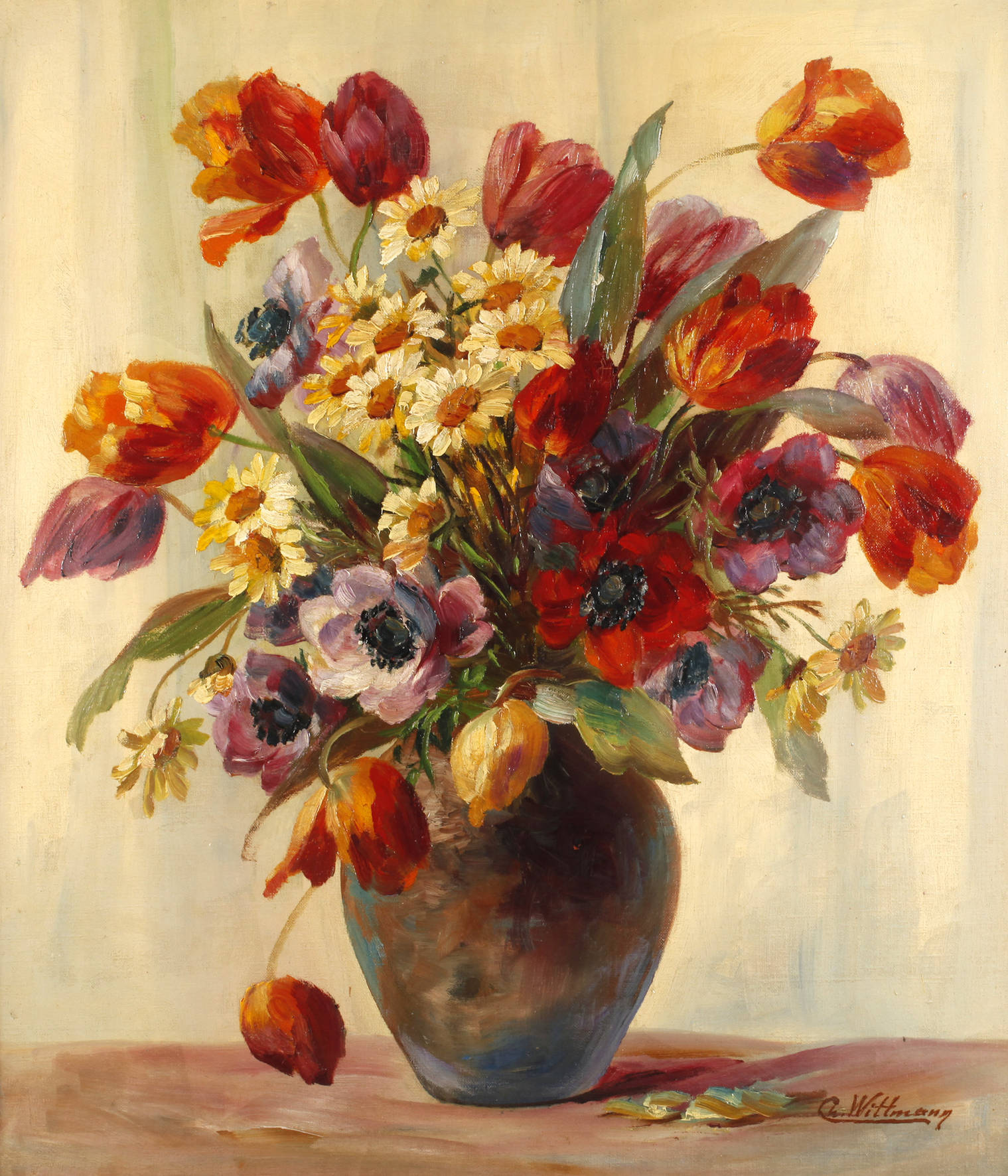 Charles Wittmann, Tulpenstillleben