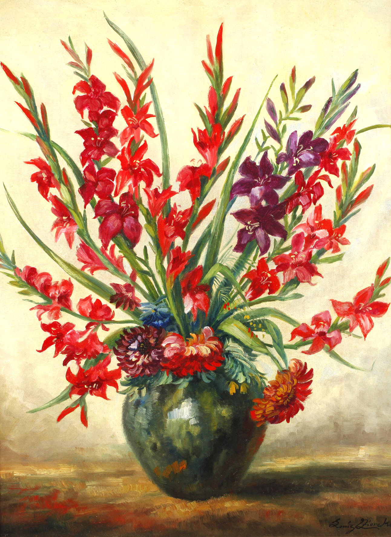 Louis Ziercke, Blumenstillleben