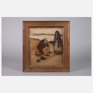 Prof. Gerhard Janssen, Paar am Flussufer