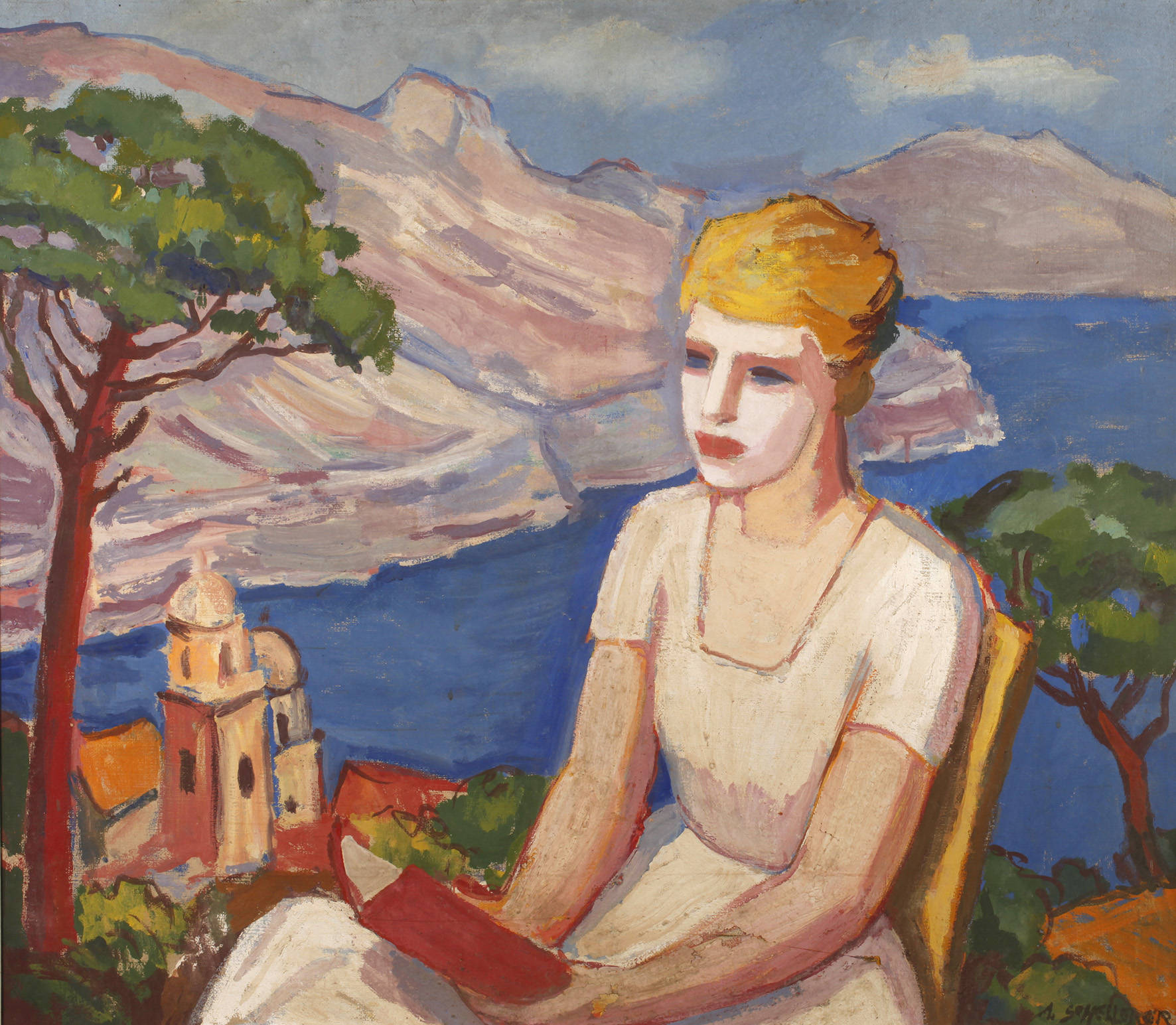 Albert Schellerer, ”Monika in Ravello”
