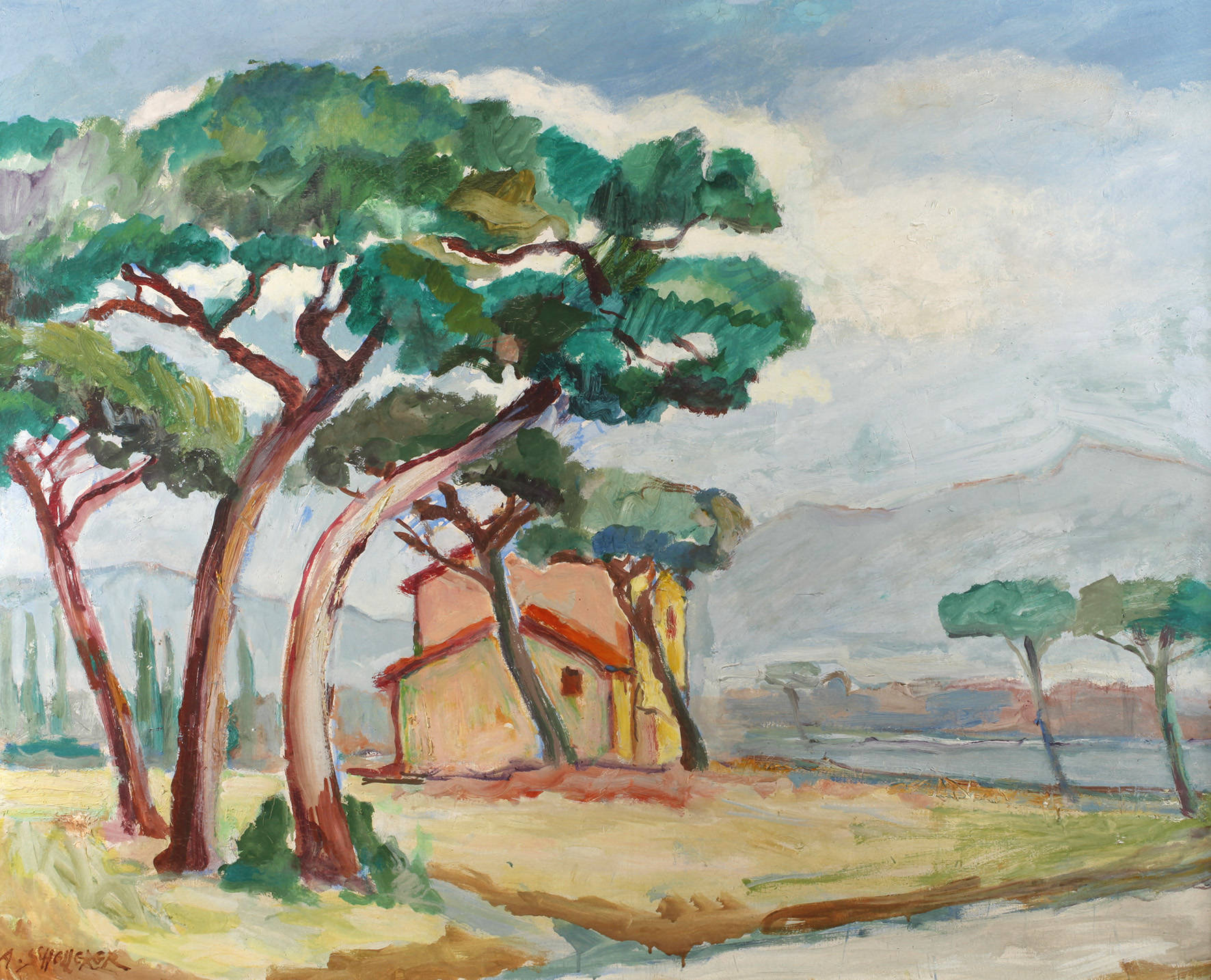 Albert Schellerer, ”Monte Argentario”