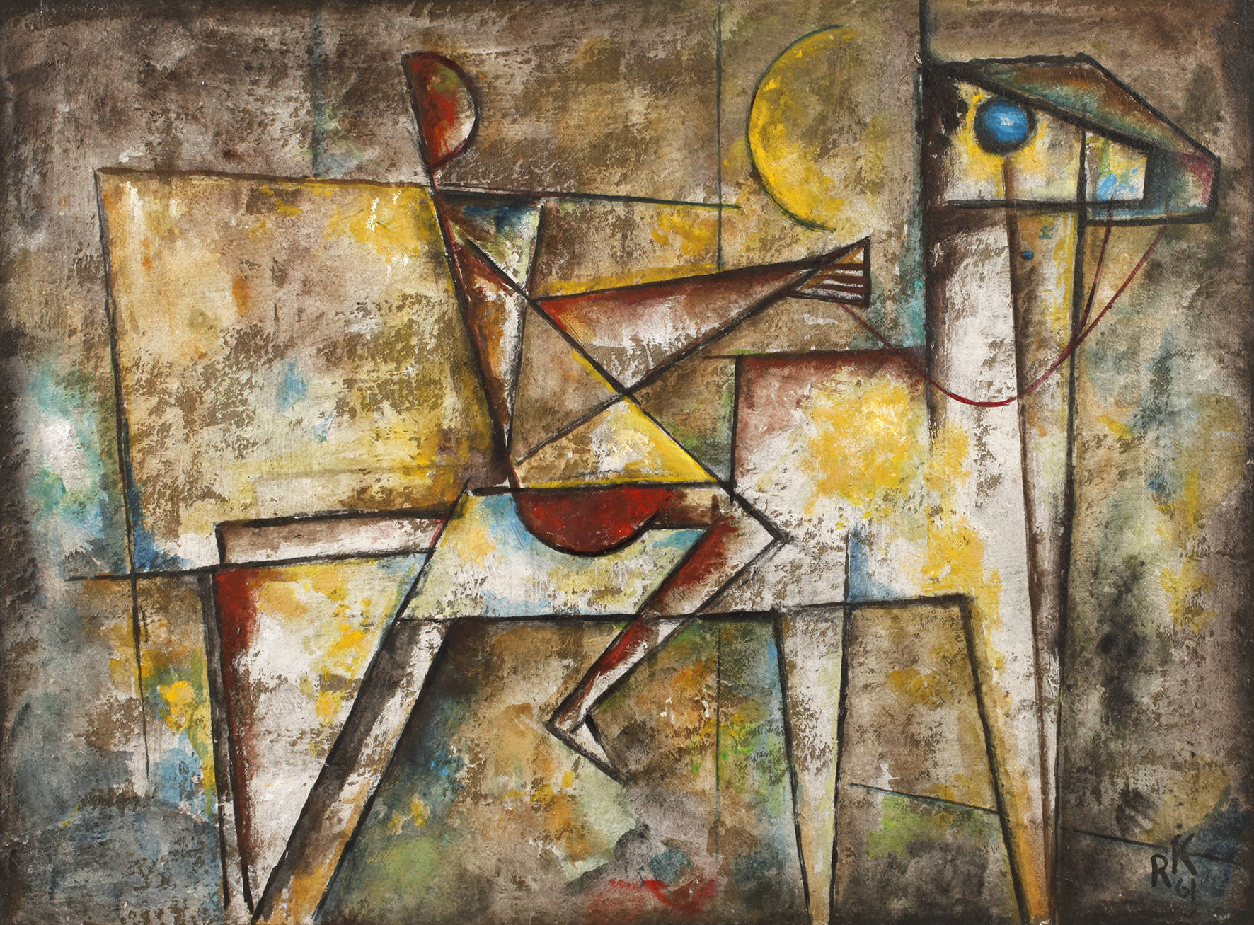 Kubistische Abstraktion