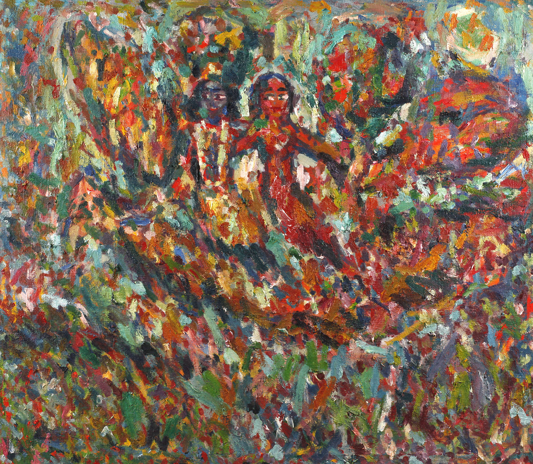 Igor Torschenko, attr., Frauen in Sommerlandschaft