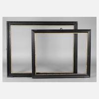 Zwei schwarze Gründerzeitrahmen111