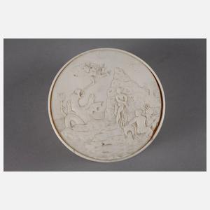 Barocke Elfenbeindose