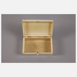 Deckeldose Elfenbein