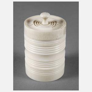 Deckeldose Elfenbein