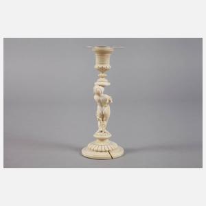 Figürlicher Leuchter Elfenbein