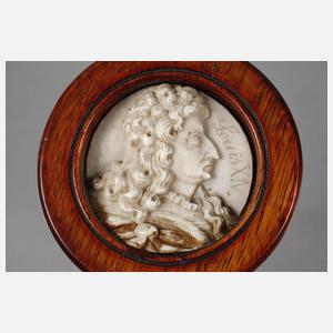 Paar Elfenbeinminiaturen