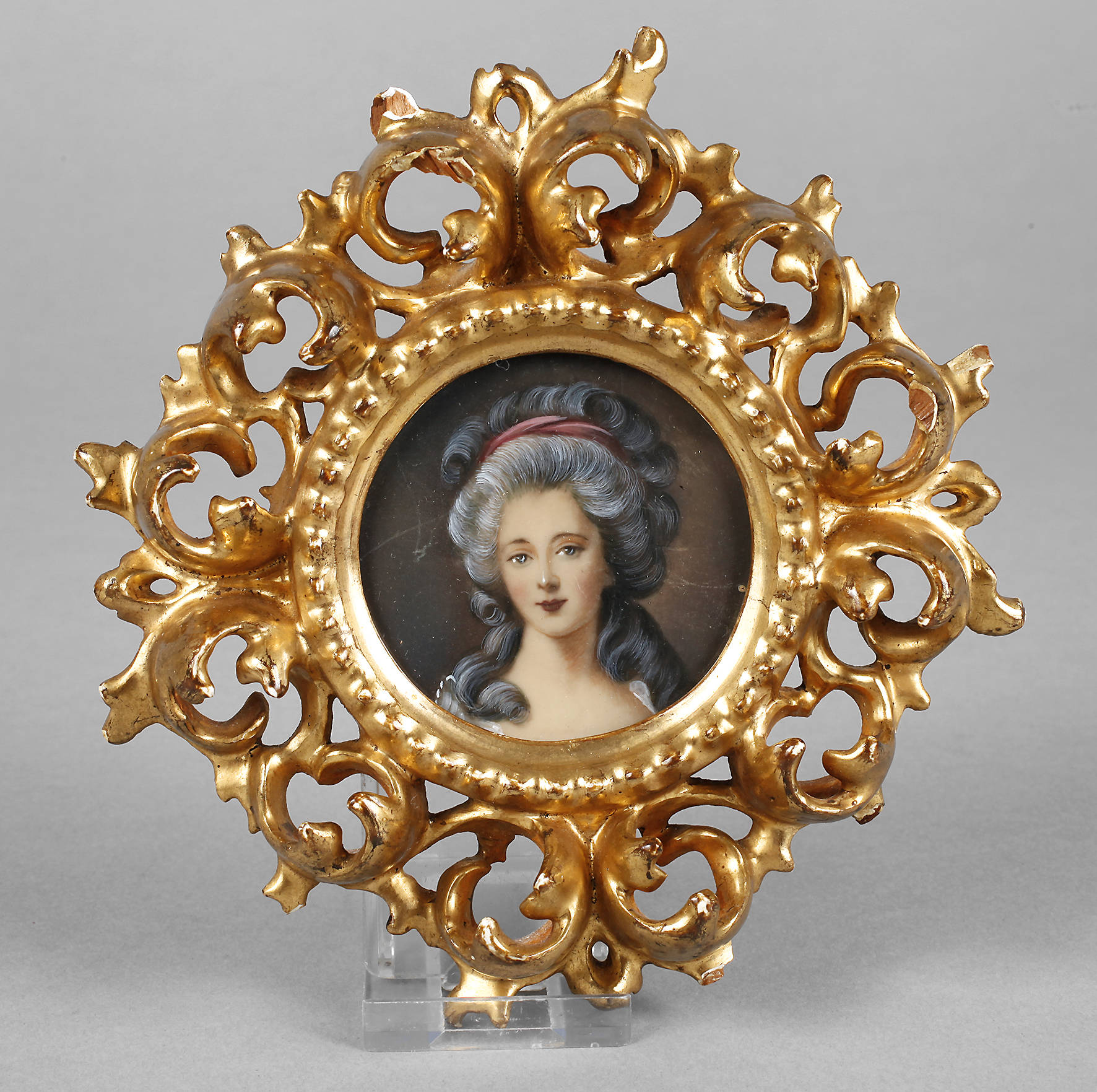 Miniatur im Florentiner Rahmen