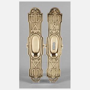 Zwei Schiebetürbeschläge