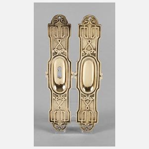 Zwei Schiebetürbeschläge