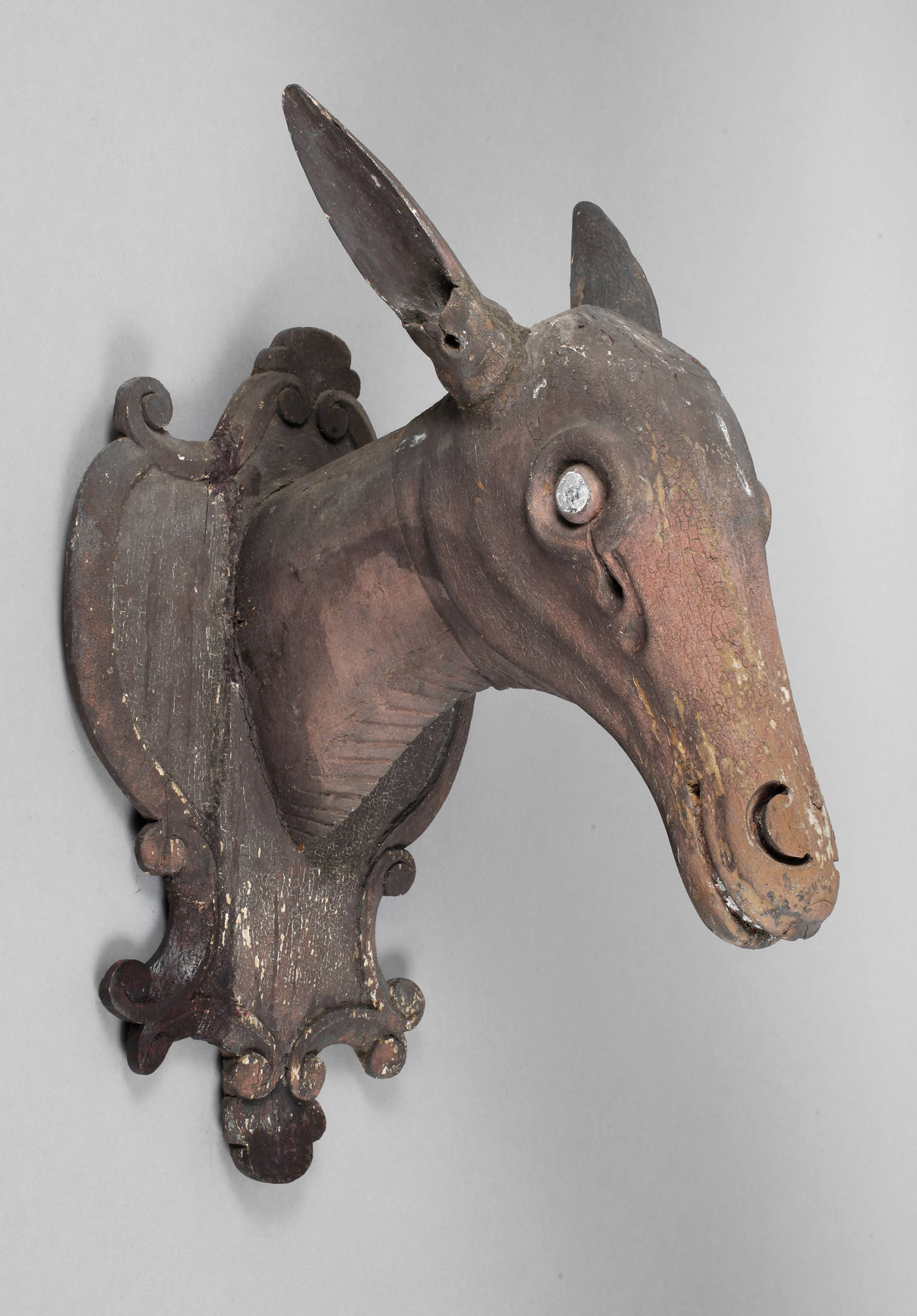 Geschnitzter Hirschkopf Barock