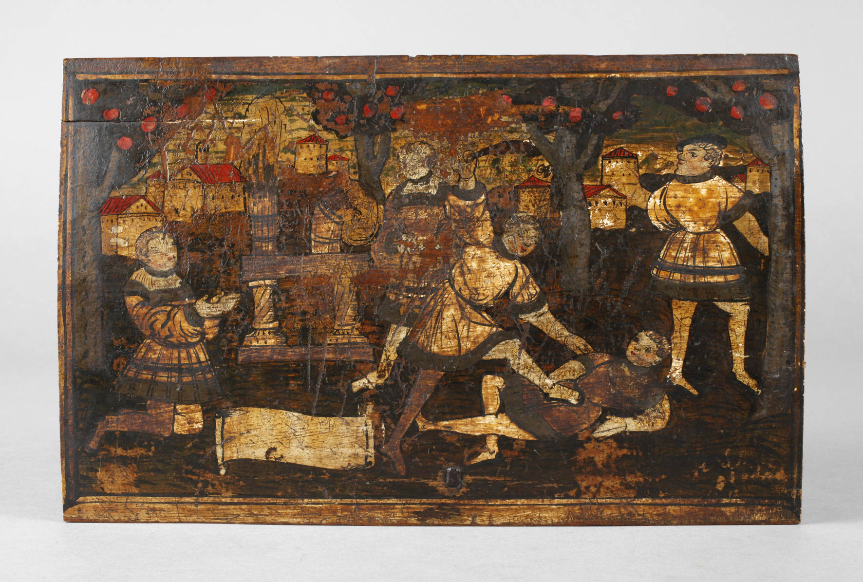 Deckel eines Wismutkästchens