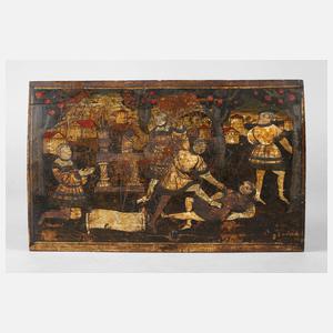 Deckel eines Wismutkästchens