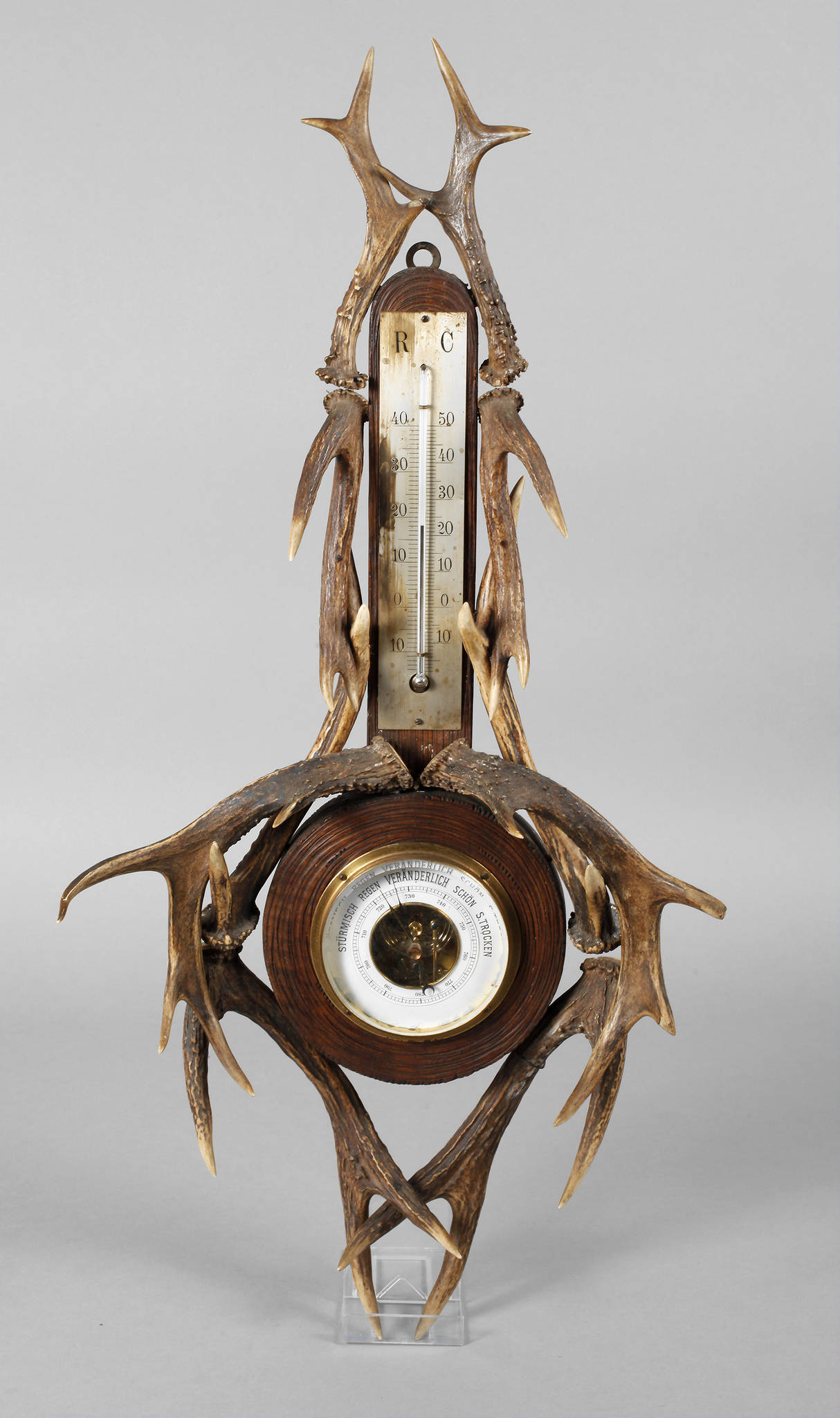 Jagdliches Wandbarometer