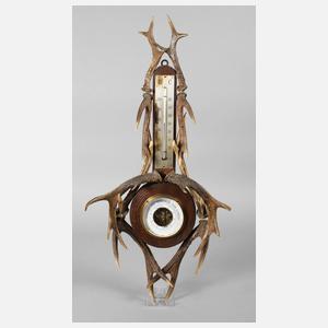 Jagdliches Wandbarometer