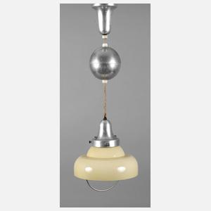 Deckenzuglampe Art déco