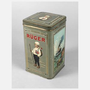 Werbeblechdose Rüger