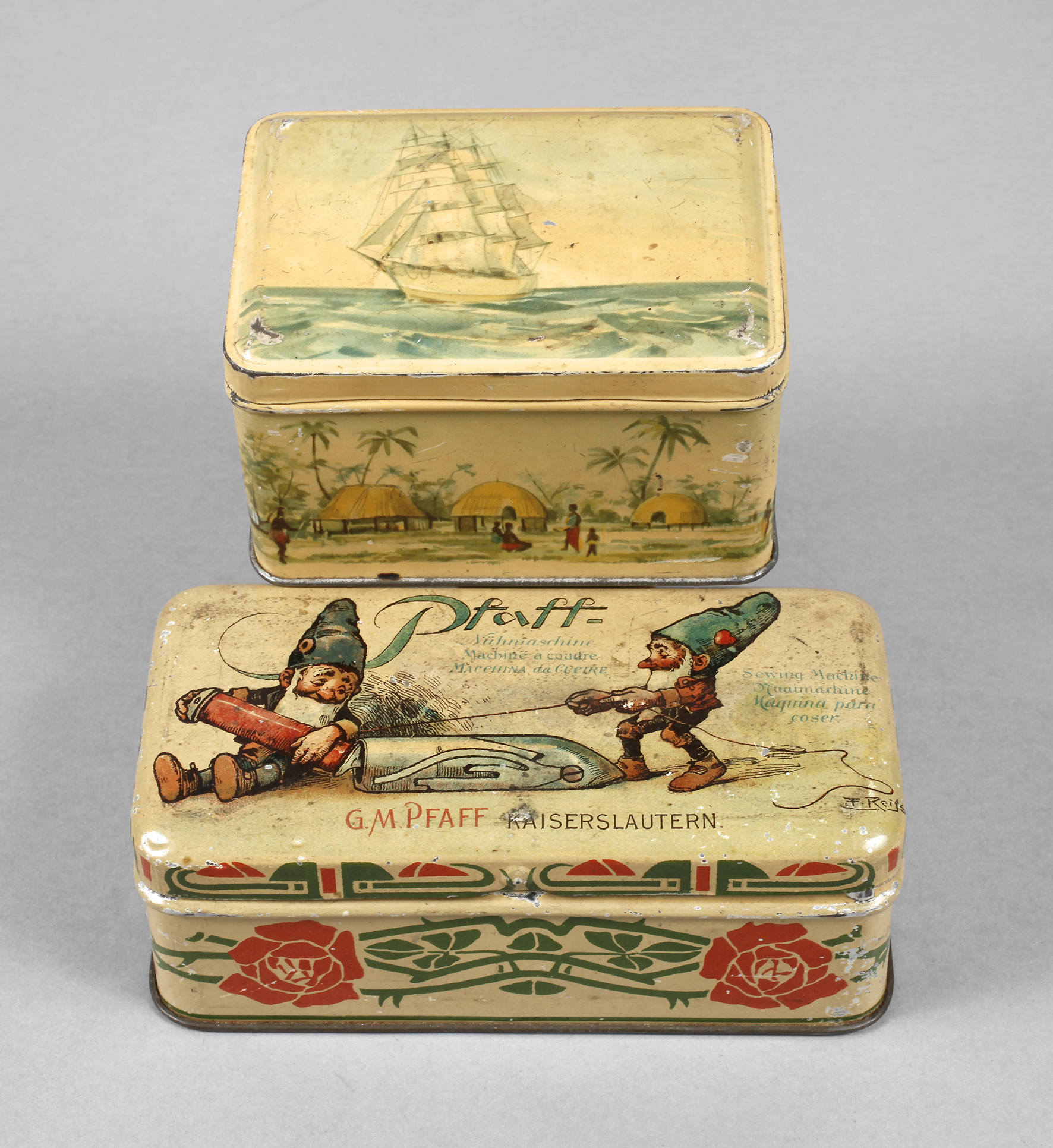 Werbedose Pfaff-Nähmaschine