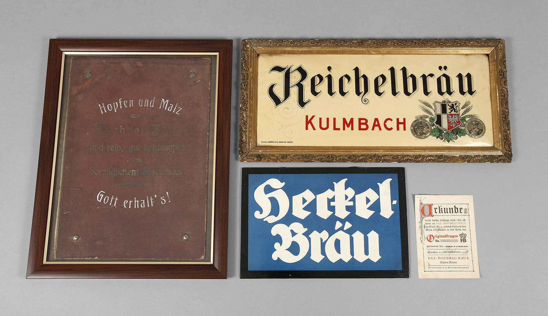 Konvolut Brauereiwerbung