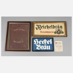 Konvolut Brauereiwerbung