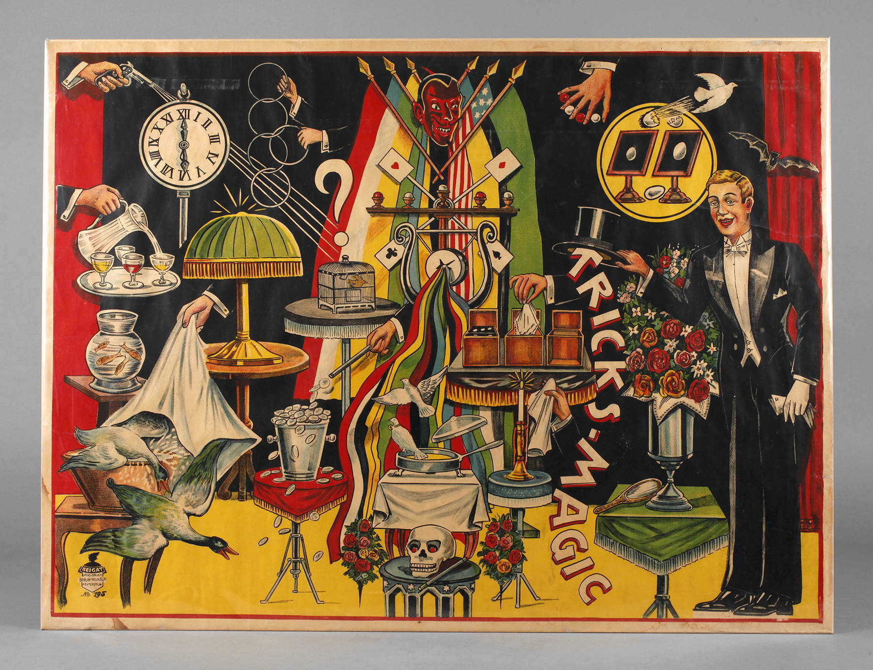 Werbeplakat Zaubershow Berlin